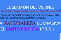 LA NATURALEZA COMPASIVA DEL SANTO PROFETA (P.B.D.)